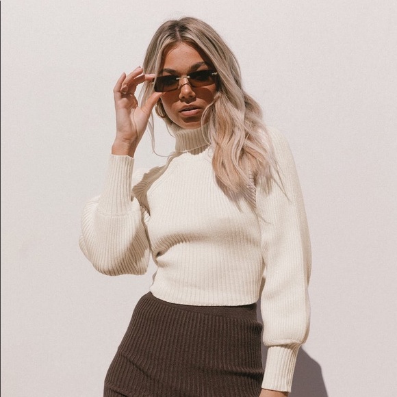 Princess Polly | Bernadette sweater cream - Picture 2 of 4